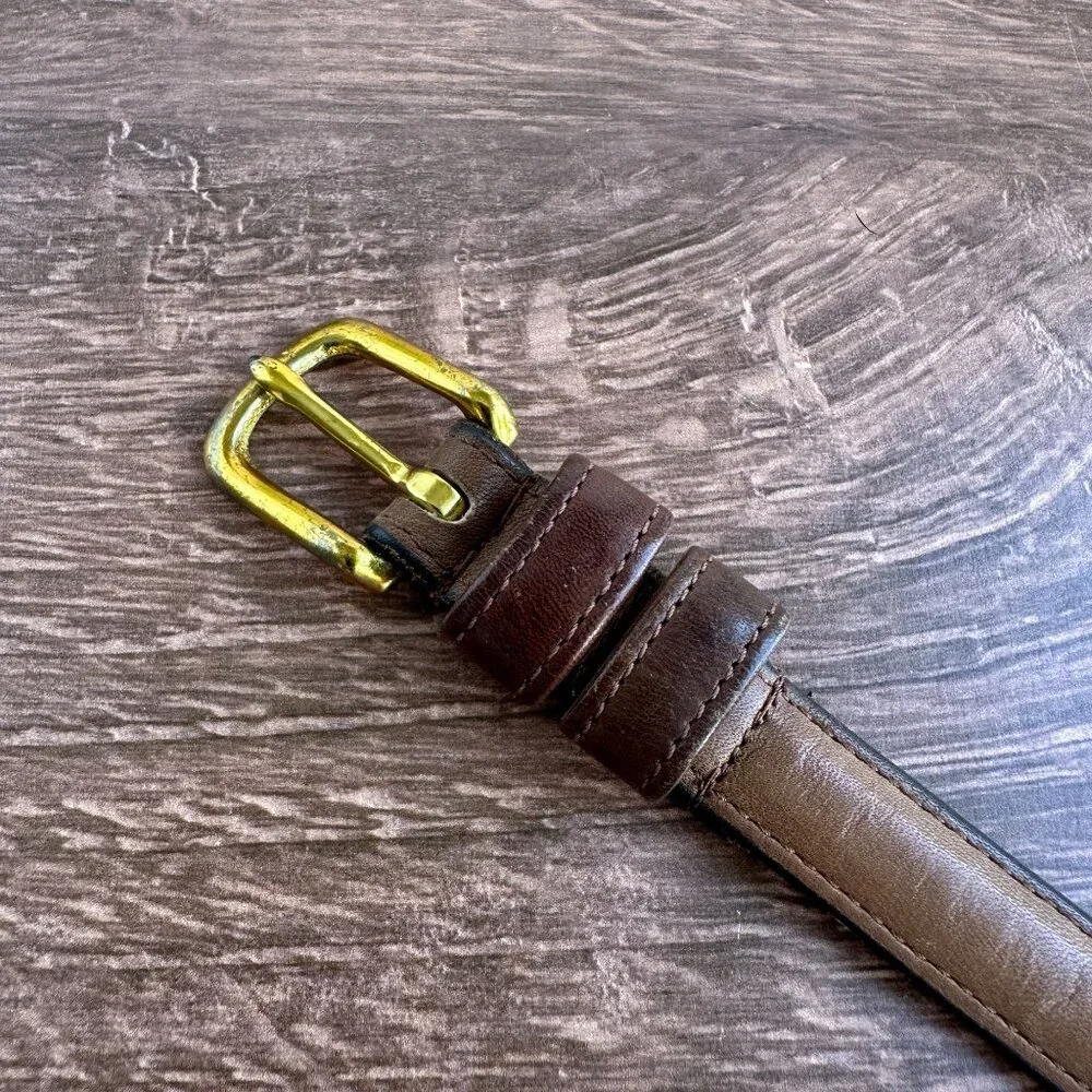 Coach Brown Leather Belt 26